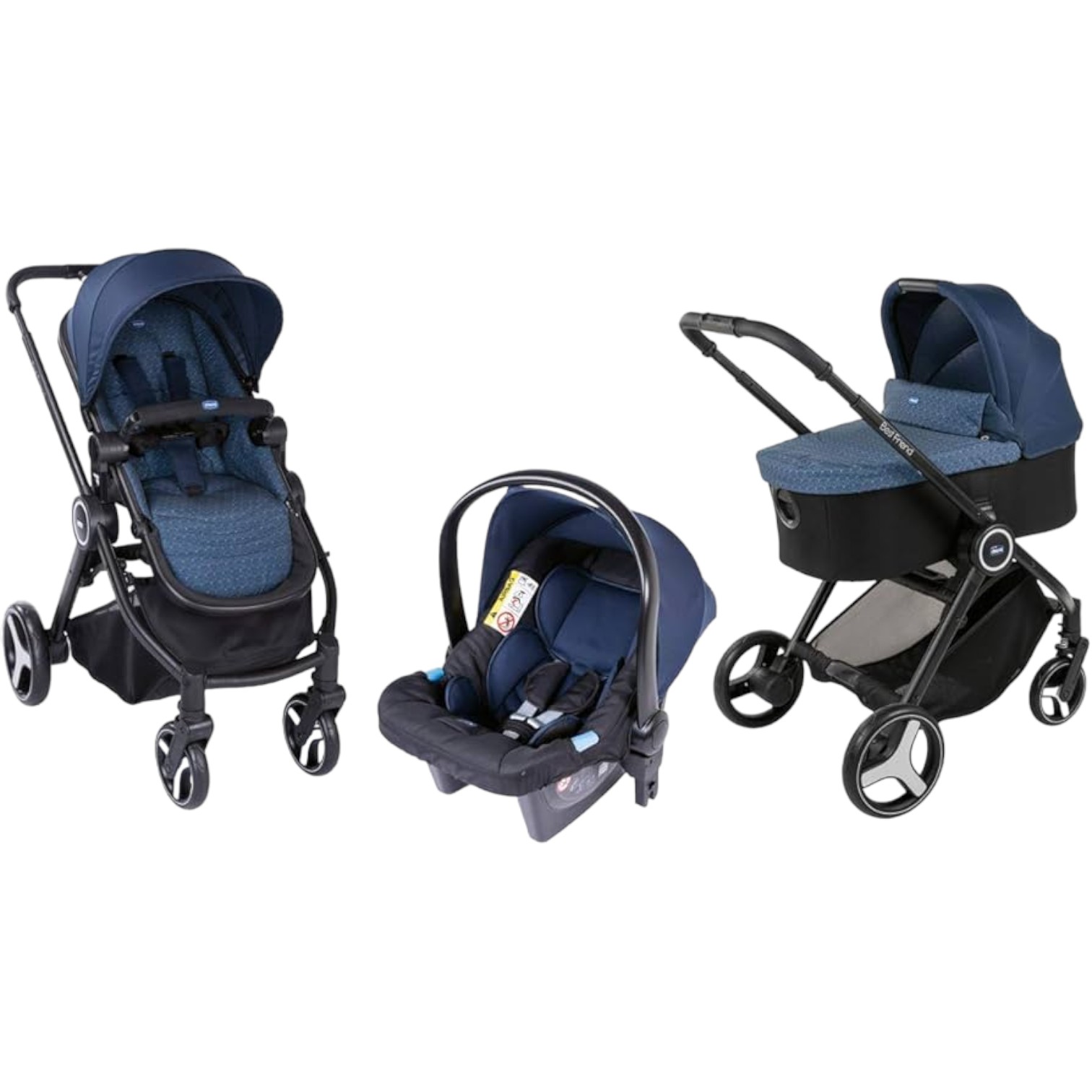 Chicco Trio Best Friend Travel System   Oxford - Rascal Babies