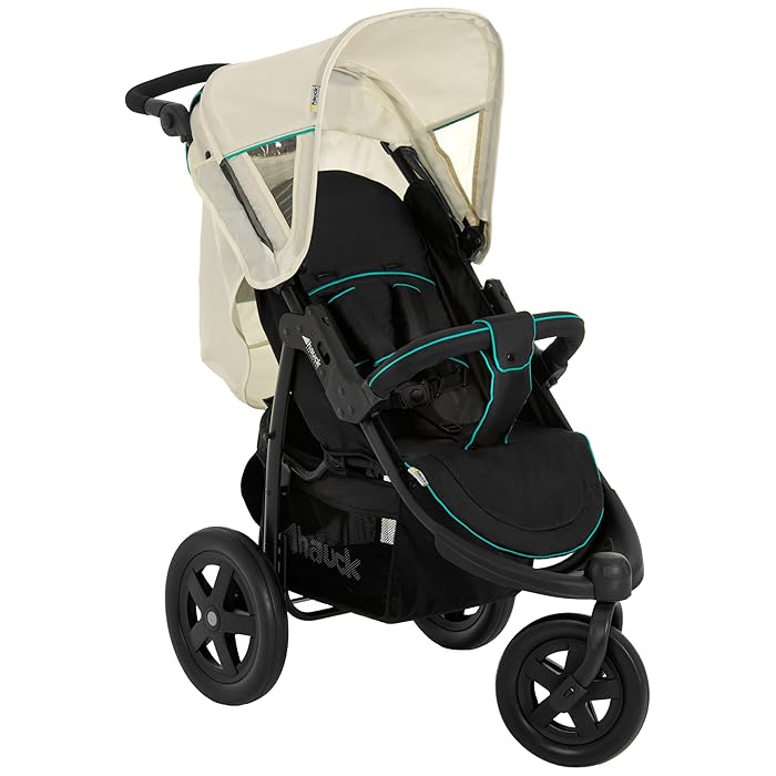 Hauck Viper 3 Wheel Stroller Caviar Black Rascal Babies