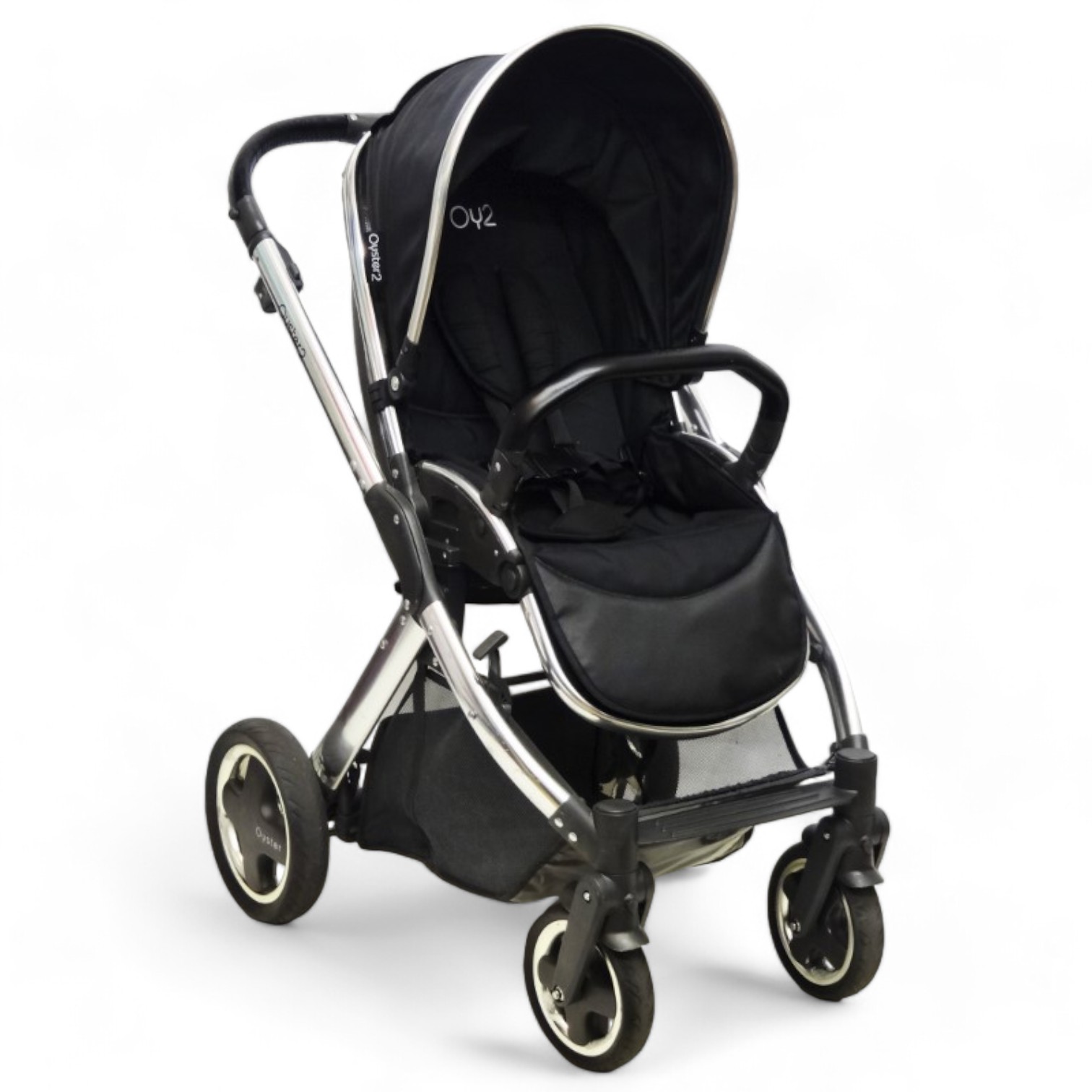 Babystyle Oyster 2 Mirror Chassis Pushchair Black Rascal Babies