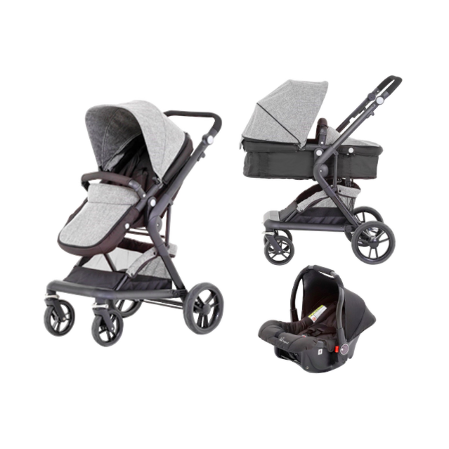 Baby Elegance Mist Travel System Grey - Rascal Babies