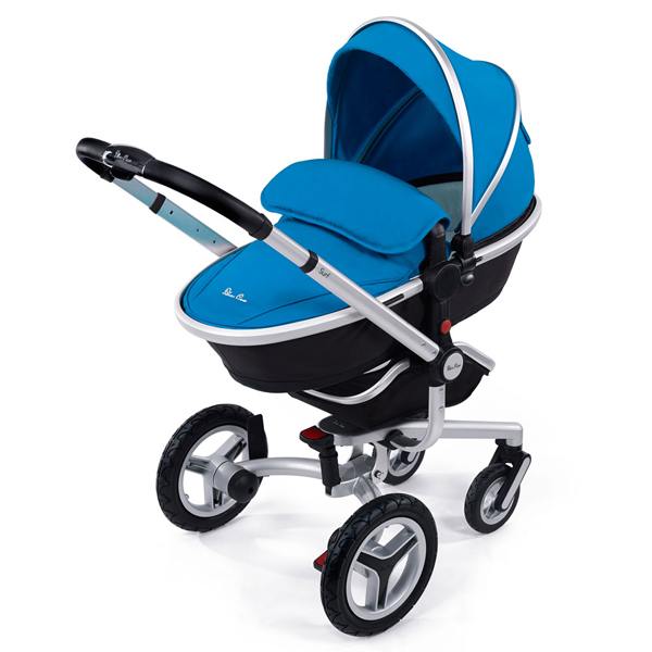 Silver Cross Surf 2 Pram Pushchair Blue Rascal Babies