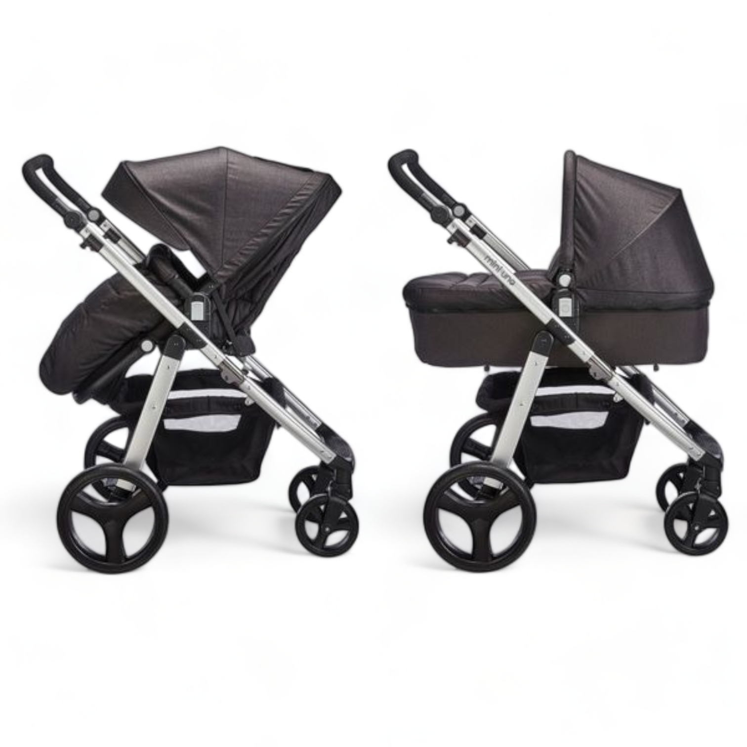 Mini Uno Primero 3 in 1 Travel System Black Rascal Babies