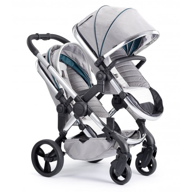 Icandy Peach 5 Twin Chrome Chassis Huge Package Dove Grey Rascal Babies